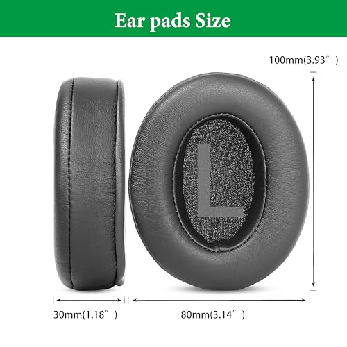 Earpads Cushion Compatible with Avantree Audition, Audition Pro HT5009, AS9PA, HT4189, HT3189, DG59 Headsets Ear Pads Replacement with Softer Protein Leather and Memory Foam