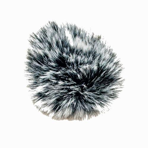 Furry Mic Covering Windscreen for Microphone Reduces Noise and Outdoor Interferences for Outdoor Guard