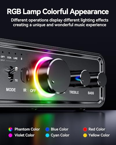 Bluetooth 5.3 Audio Transmitter Receiver for TV Home Stereo, high-Fidelity Wireless Bluetooth Low-Latency and HD Audio Adapter, Supporting USB, RCA, 3.5mm AUX, DAC, Coaxial, and Optical Input/Output
