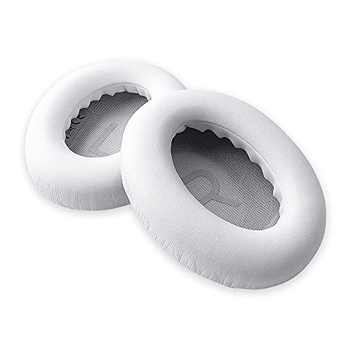 HUYUN Protein Leather Ear Pads Replacement for Bose Headphones 700, NCH700, NC700 Headphones Earpads, Headset Ear Cushion Repair Parts (White) - color: White