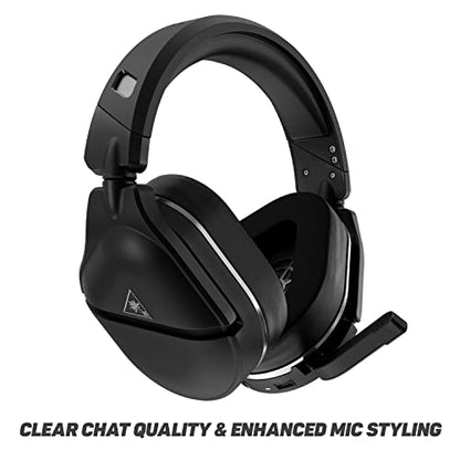 Turtle Beach Stealth 700 Gen 2 Wireless Gaming Headset for PlayStation 5, PS4 Pro, PS4 & Nintendo Switch - Bluetooth, 50mm Speakers, 3D Audio Compatibility, and 20-Hour Battery - Black (Renewed)