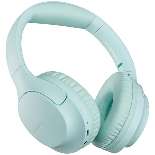 TOZO HA1 70H Over Ear Wireless Headphones Bluetooth 5.4 Foldable Headset | Deep Bass Stereo Sound, 32 Custom EQ Modes, Control Via Button, 78ms Low-Latency, Clear Call, Ideal For Travel Daily Use - color: Green
