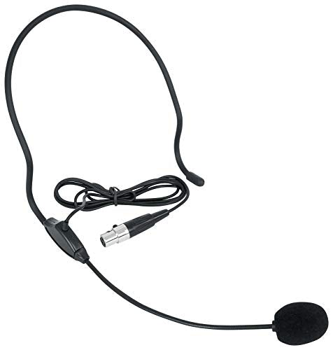 Rockville RWM-4Z Quad Wireless UHF Handheld/Headset Microphone System | 20 Channel, 2 Handheld Mics, 2 Headsets, 2 Bodypacks, Rack Mount Receiver, XLR Outputs, 400 Ft Range, 10-Hour Battery