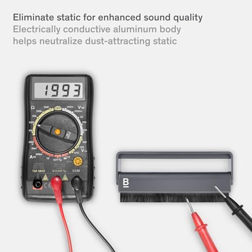 Boundless Audio Record Cleaner Brush - Carbon Fiber Anti-Static Vinyl Brush