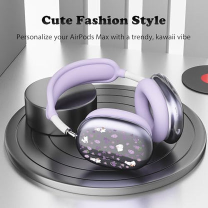 for AirPods Max Headphones Bunny Ear Covers for AirPods Max 2 - color: Bunny B/Purple