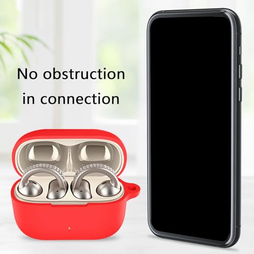 Scratchproof Case Shockproof Skin Wrap for Buds Clip Enclosure Housing Washable Silicone Sleeve Enhances Grip - color: Black