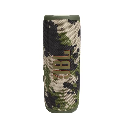 JBL Flip 6 - Portable Waterproof Speaker - Camo | Louder, more powerful sound, IP67 waterproof and dustproof, 12 Hours of Playtime, Bold design - color: Camo