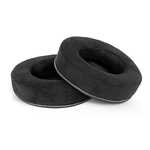 BRAINWAVZ XL Micro Suede Memory Foam Earpads for AKG 701 & Many Other Large Over The Ear Headphones - Sennheiser, JBL, Bayerdynamic, HifiMan, ATH, Philips, Fostex, Sony Ear Pads - color: Micro Suede