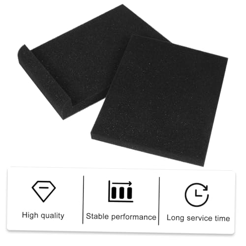 Abaodam 2Pcs High Density Speaker Isolation Pads Durable Cushions for Soundproofing and Stability for Studio Monitors and Audio Equipment