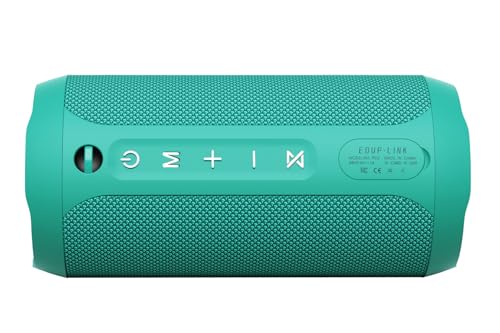 EDUPLINK Bluetooth Speaker IPX7 Waterproof Wireless,Teal - color: Teal Dark Waterproof Speaker