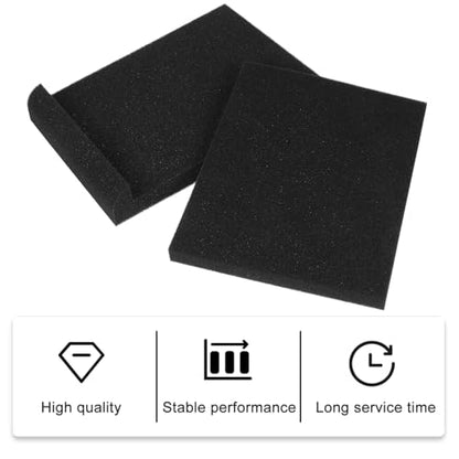 6pcs Small Speaker Isolation Pads High-density Cushion Absorbing Easy to Install for Home and Studio Monitors