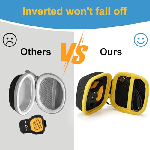 Storage Hard Case Compatible with DeWALT Bluetooth Speaker, Magnetic Clip-On Wireless Portable Mini Speaker Storage Holder Bag - Box Only