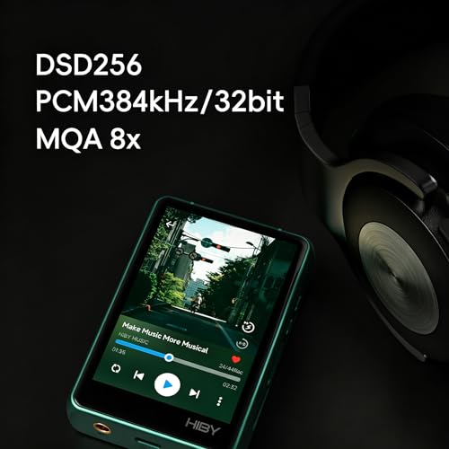 HiBy Music R3 Pro II Hi-Res Audio Player, Dual CS43198 DAC, 4×OPA1622 Amps, DSD256 MQA 8X, Bluetooth 5.1 WiFi Streaming, 3.5mm & 4.4mm Output, Touch Screen, 2TB Expansion - color: Silver