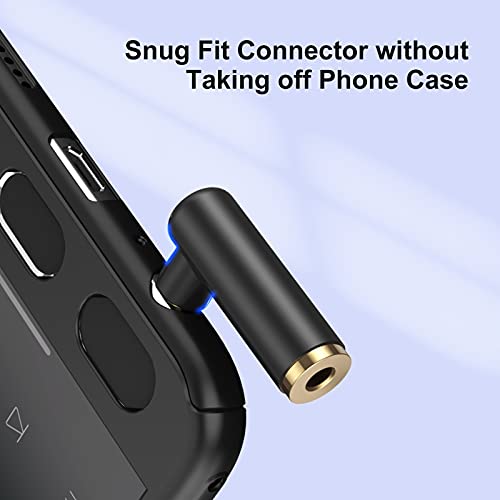 CableCreation 3.5mm Audio Adapter, 1/8 TRRS Stereo Headphone Connector | Angle Male to Female Compatible with Headset, Tablets, MP3 Players,Game Controller,Speakers,Black - size: 1-Pack, style: Angle Adapter