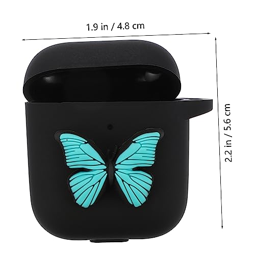 STOBOK 2pcs Earphone Case Charging Slot Silicone Cover Buckle for Easy Attachment