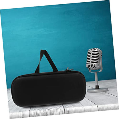 Mikinona Portable Microphone Handbag Drop Resistant Storage Pouch Small Large Capacity Durable Organizer for Mic Charger and Digital Devices