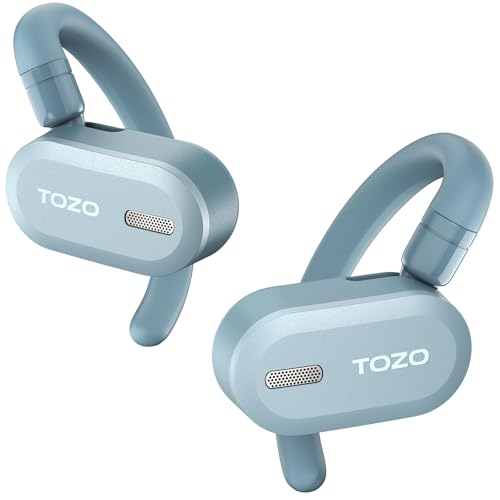 TOZO O2 Open Ear Wireless Earbuds,Multi-Angle Adjust 42H Bluetooth 5.3 - color: Blue