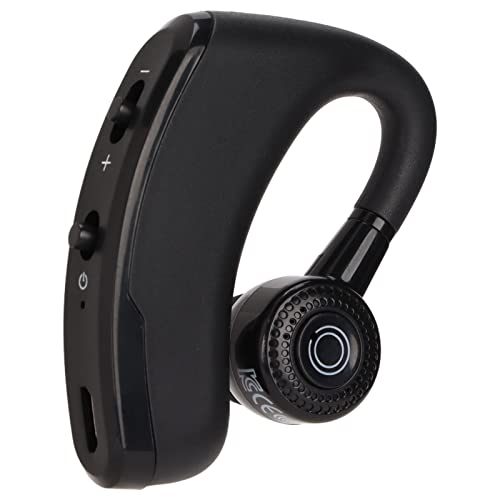 Single Ear Bluetooth Headset, Stylish Sports Earbuds V9 Noise Cancelling 180° Adjustable Headset Ear Hook Earphone Phone Headset for Driving Sports Business Earphone