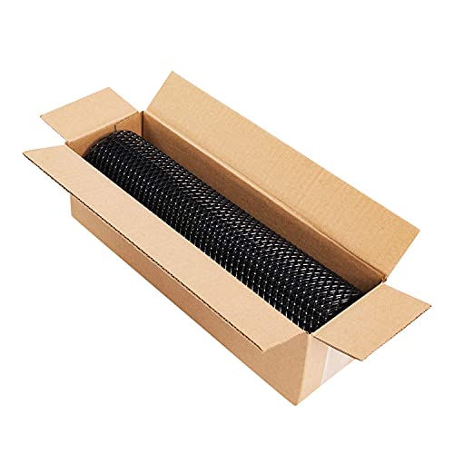 AggAuto Universal 40"x13" Car Grill Mesh 6x12mm Rhombic Hole Black | Aluminum Alloy Automotive Grille Insert Bumper, One of the Most Multifunctional Shape Grids 100x33cm - size: 6x12mm Rhombus - Black