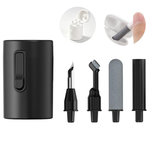 Earbud Cleaning Kit Phone Charging Port Phone Cleaning Kit Keyboard Cleaner 4 in 1 Black - color: black