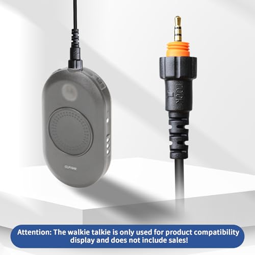 C Shape Walkie Talkie Swivel Earpiece Over-Ear Headset Headphone Microphone Built-in Ptt Ear Piece with Mic for Motorola Solutions Radio clp 1010 1040 1060 1080 clp1010 clp1040 clp1060 clp1080
