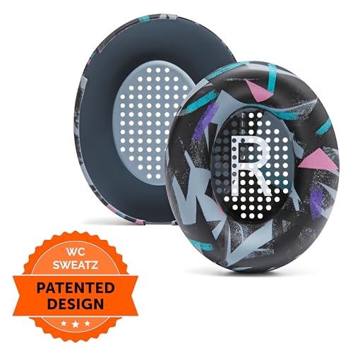 WC SweatZ QC Ultra - Patented Covers for Bose QuietComfort Ultra Gen 1 & 2 | Made by Wicked Cushions | Made with Premium Silicone, Sweatproof & Washable | 90's Black - color: 90's Black