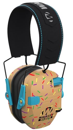 Walker's Razor Slim Electronic Muff - color: Golden Brown Sprinkles, size: One Size