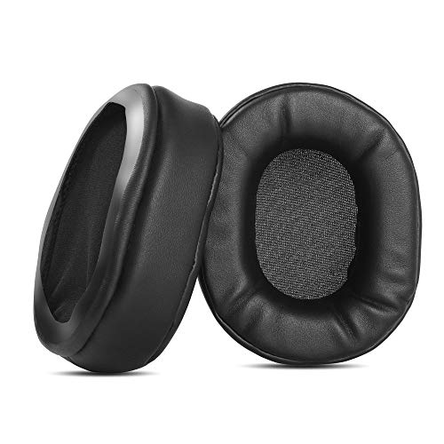 Earpads Cushion Ear Pads Pillow Replacement Compatible with Pioneer SE-MS7BT SE MS7BT Headset Headphones (Black) - color: Black