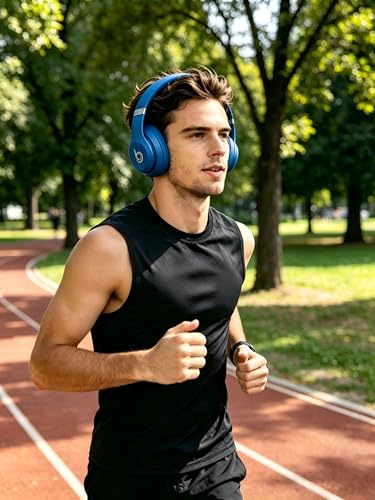 Replacement Ear Pads Compatible with Beats Studio 3 Wireless Blue - color: Blue