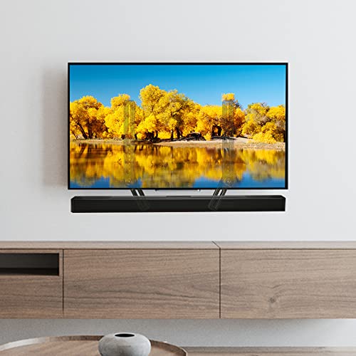 Universal Sound Bar Mount Bracket for Above/Under TV, Fits 23-65 Inch TVs, up to 22 lbs by XINLEI SBR301 - color: SBR301
