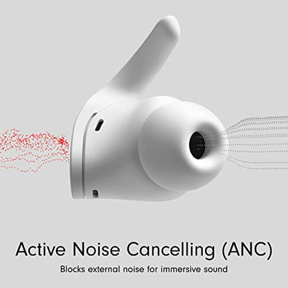 Beats Fit Pro True Wireless Bluetooth Noise Cancelling in-Ear Headphones - White (Renewed) - color: Beats White