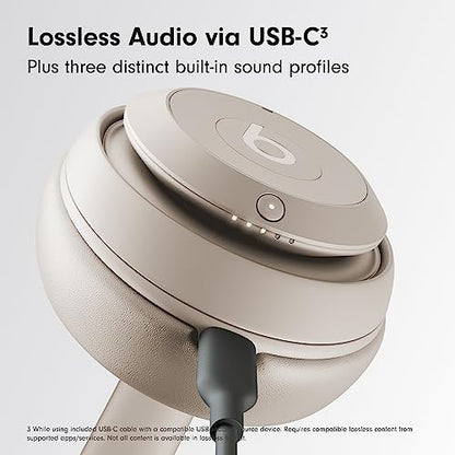 Beats Studio Pro - Wireless Bluetooth Noise Cancelling Headphones - Sandstone (Renewed) - color: Sandstone