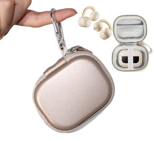Earbuds Case for TOZO OpenEarRing True Open Ear Earbuds (Gold) - color: Gold