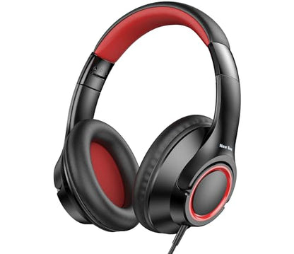 New Bee Kids Headphones,Wired,School,Toddler Headphones Baby Headphone Lightweight for Boys/Girls/Mac/Android/Kindle/Tablet/Pad - color: Black, size: wired