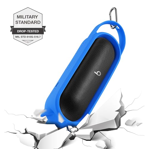 Silicone Cover for Beats Pill Portable Bluetooth Speaker Storage Bag Speaker Holder Travel Bag (Blue) - color: Blue