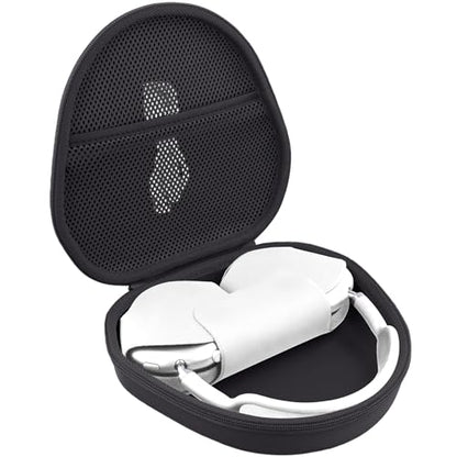 Hard Case for Apple AirPods Max 2/AirPods Max Wireless Headphones - color: Black Case