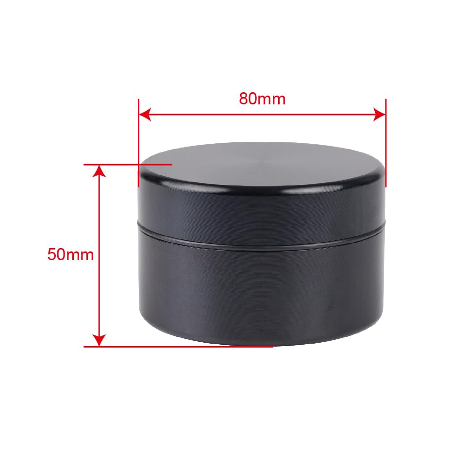 Soundlink Aluminum Alloy Earphone Case Waterproof in Ear Monitor Storage Box with Sponge Lining(Black) - color: Black