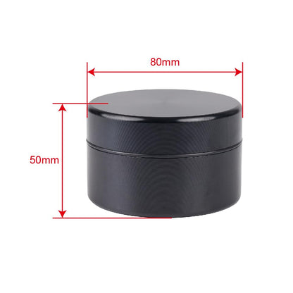 Soundlink Aluminum Alloy Earphone Case Waterproof in Ear Monitor Storage Box with Sponge Lining(Black) - color: Black