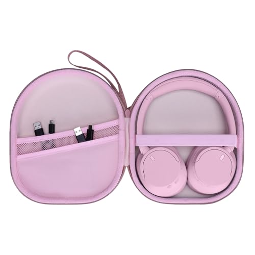 Headphone Headset Case Compatible with Sony WH-CH720N WH-CH520 WH-CH510 WH-CH710N XB900N WH-CH700N Noise Canceling Wireless Headphones,Hard Shell Travel Carrying Headset Cases, Rose Gold (Case Only) - color: Rose Gold