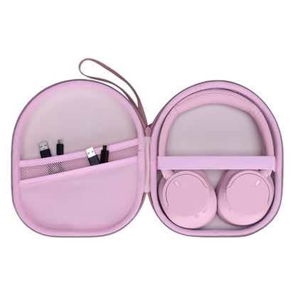 Headphone Headset Case Compatible with Sony WH-CH720N WH-CH520 WH-CH510 WH-CH710N XB900N WH-CH700N Noise Canceling Wireless Headphones,Hard Shell Travel Carrying Headset Cases, Rose Gold (Case Only) - color: Rose Gold