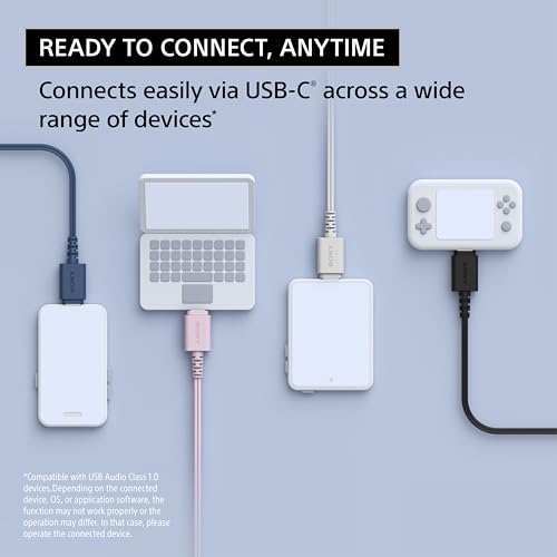 Sony IER-EX15C USB-C Plug, Wired in-Ear Headphones with Mic, Blue | For iPhone and Android Phones, Built-in Multi-Function Button, Volume and Mic Control, Supports USB Audio Class 1.0 Devices - color: Dark Blue, style: USB-C, Mic