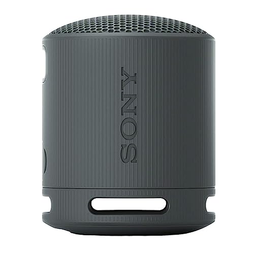 Sony SRS-XB100 Wireless Bluetooth Portable Travel Speaker Bundle (Black) | Travel case, Strap, (2 items) - color: Black
