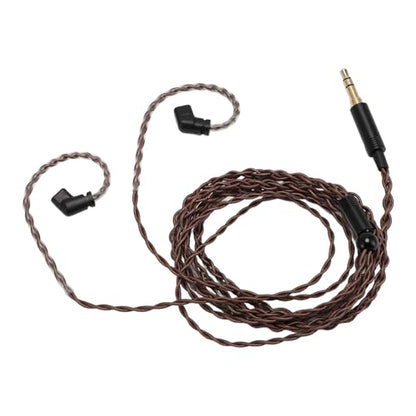 Sonew Premium 3 5mm to 2 Pin 0 78mm High Fidelity Earphone Replacement Cable OFC Copper Conductors Ergonomic Design Compatible with QDC UE and Other IEMs