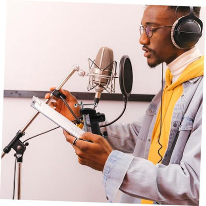 SUPVOX Adjustable Metal Base Boom Arm for Live Streaming Easy Tool Assembly Flexible Positioning for Condenser Microphones