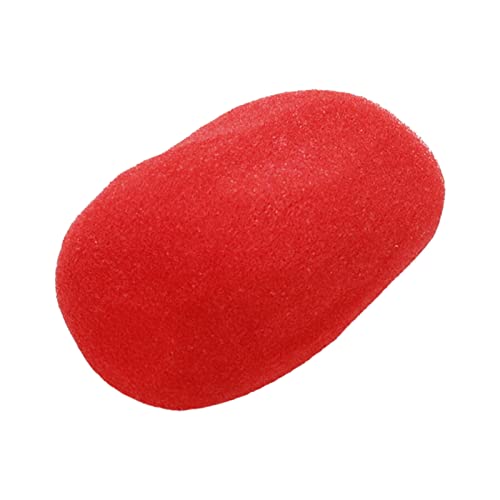 Microphone Foam Cover Red Standard Handheld 10Pcs | These 10 red soft foam covers fit standard handheld microphones for KTV use. - color: Red