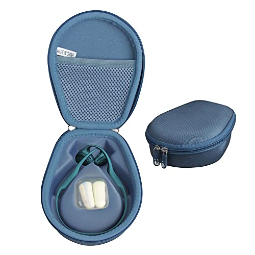Hermitshell Hard Case for AfterShokz Trekz Air/AfterShokz Aeropex/Titanium Mini/Shokz OpenRun Pro Open Ear Wireless Bone Conduction Headphones AS650 / AS800 (Blue)(Only Case) - color: Blue