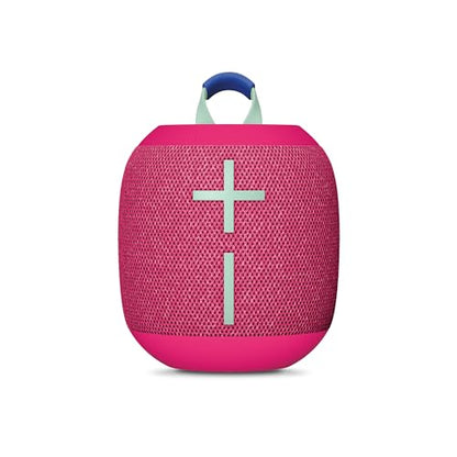 Ultimate Ears WONDERBOOM 4 Portable Waterproof Speaker - Pink | Balanced 360-degree sound and bass, dustproof floating design, 131ft (40m) wireless range - color: Pink