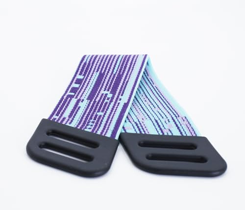 Replacement Headband Compatible with Logitech G733 Wireless Purple Blue | Also suitable for Logitech G335 wired gaming headset Headband made of stretch braid and silicone buckle - color: Purple Blue