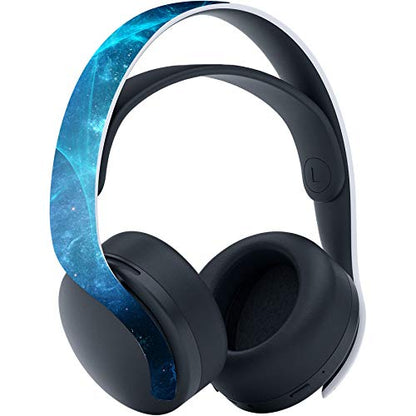PlayVital Blue Nebula Full Set Skin Decal for ps5 Console Disc Edition, Sticker Vinyl Decal Cover for ps5 Controller & Charging Station & Headset & Media Remote - color: Blue Nebula