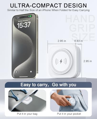 5-in-1 Magnetic Wireless Charging Stand for Apple MagSafe Charger